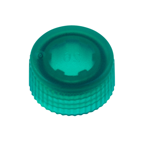CELLTREAT CAP ONLY, Grn Screw Top Micro Tube Cap, O-Ring, Transluc, Non-sterile 230842G